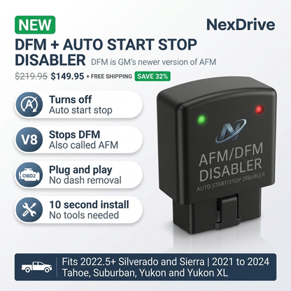 NexDrive™ 10 Speed DFM + Auto Start Stop Disabler